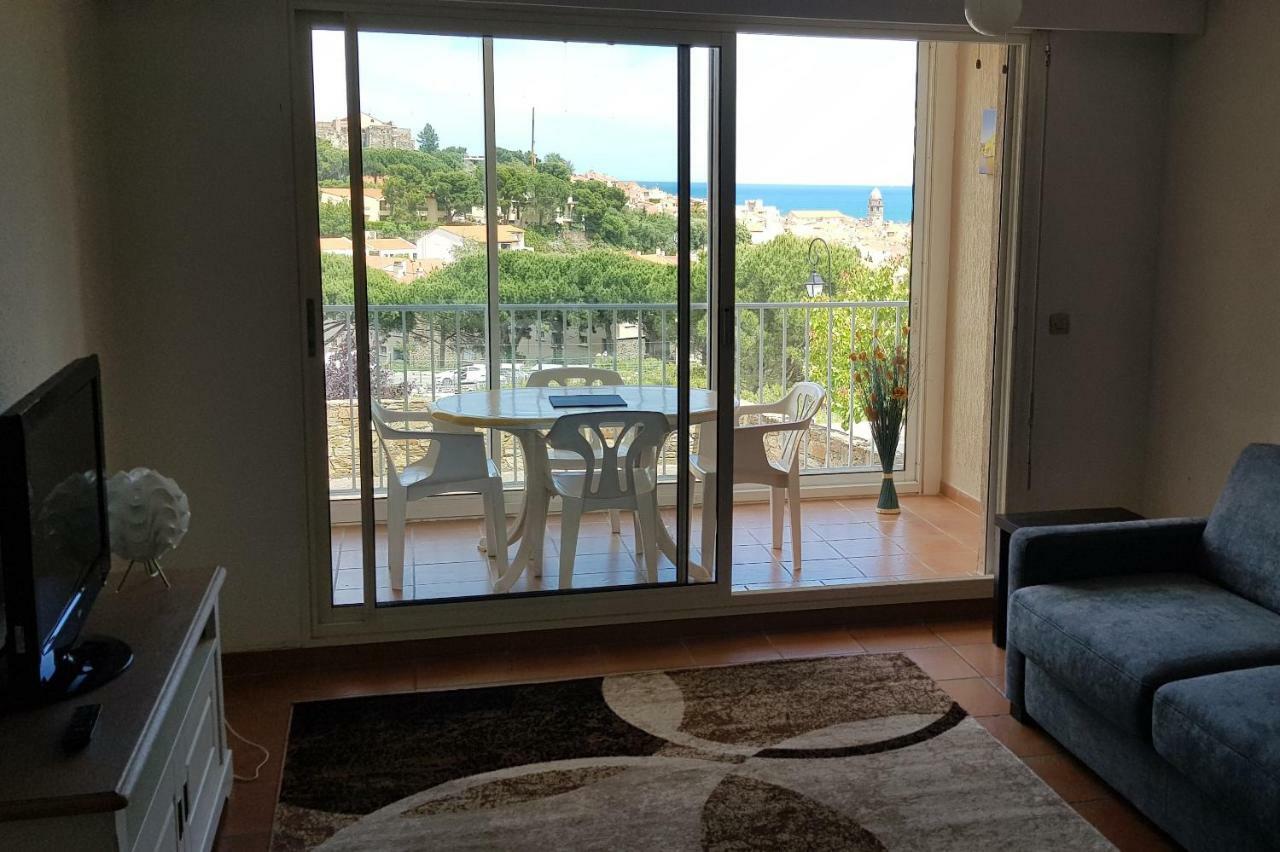 3AMB31 - Studio pour 3 personnes avec magnifique vue sur la baie Collioure Extérieur photo